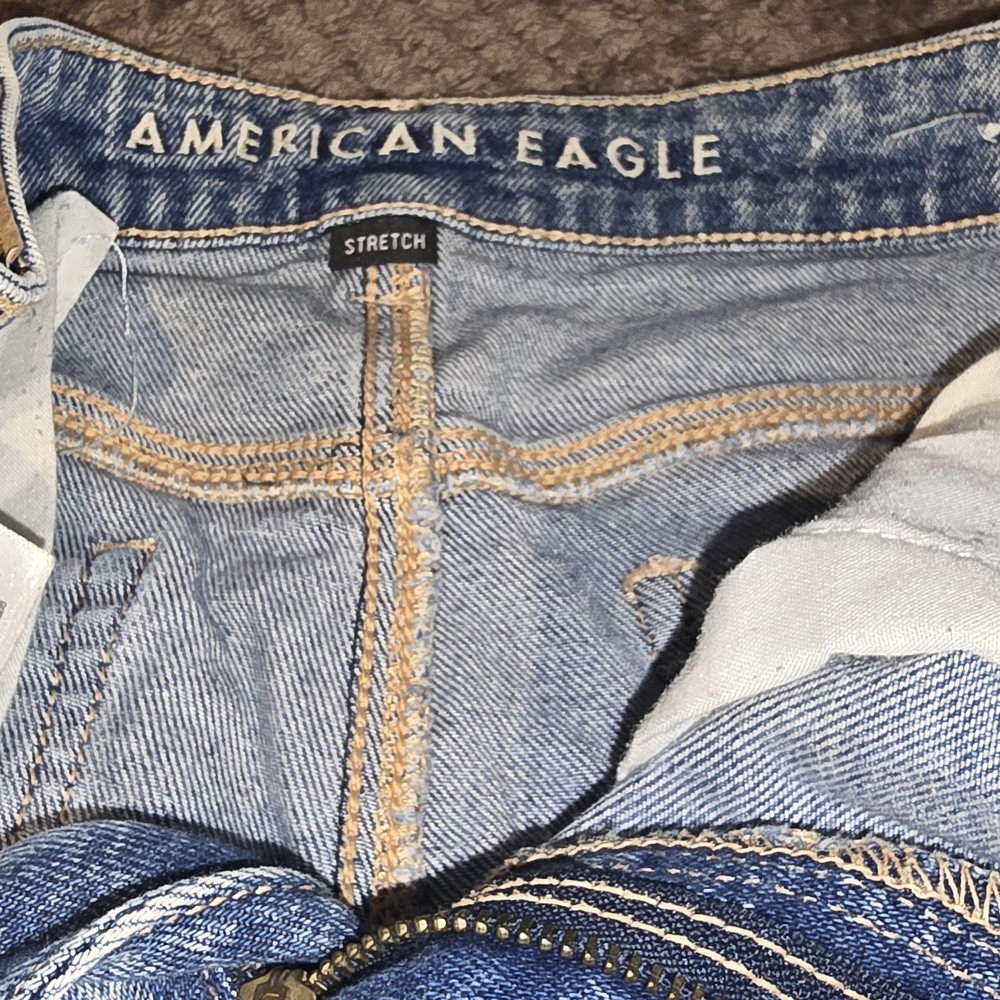 American Eagle Outfitters Light Blue Jean Shorts